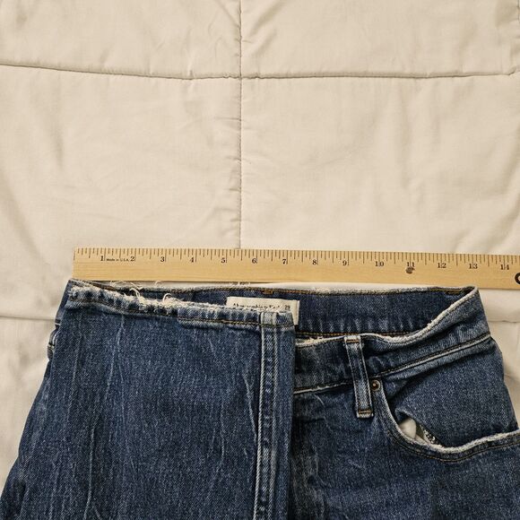 Abercrombie & Fitch Jeans Womens 29 Blue The 90s Straight Ultra High Rise Boho - Picture 7 of 9